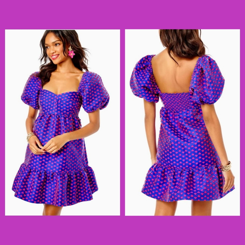 🆕️ 💘HTF Lilly Pulitzer💘 - Nelle Short Sleeve Jacquard Dress
